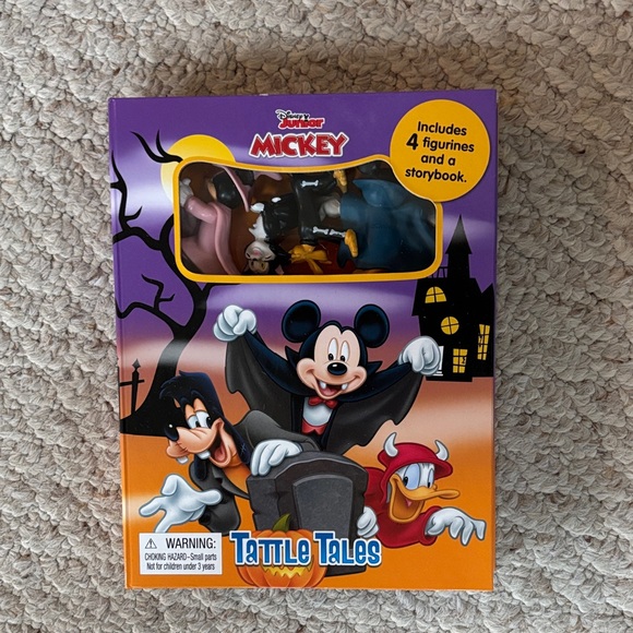 Disney Mickey Tattle Tales Figurine Set with Storybook - Picture 1 of 5